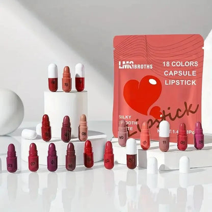18 Capsule Lipsticks